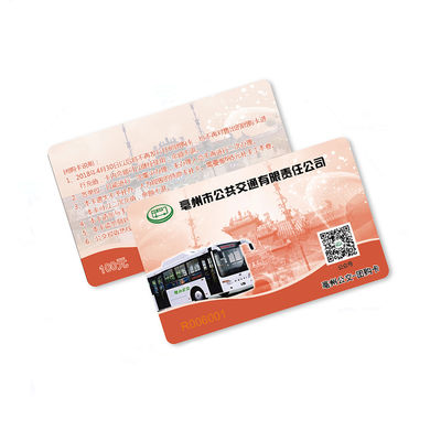 FM1208 CPU Rfid Smart IC Card วัสดุ PVC PET การพิมพ์ซิลค์สกรีน