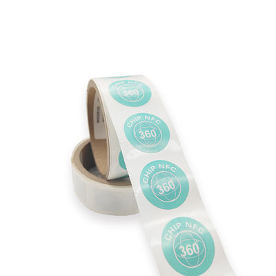 การพิมพ์สีแท็ก RFID NFC ป้ายแท็ก NFC วัสดุ PET / PVC