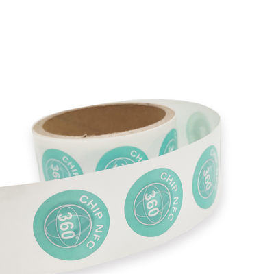 การพิมพ์สีแท็ก RFID NFC ป้ายแท็ก NFC วัสดุ PET / PVC