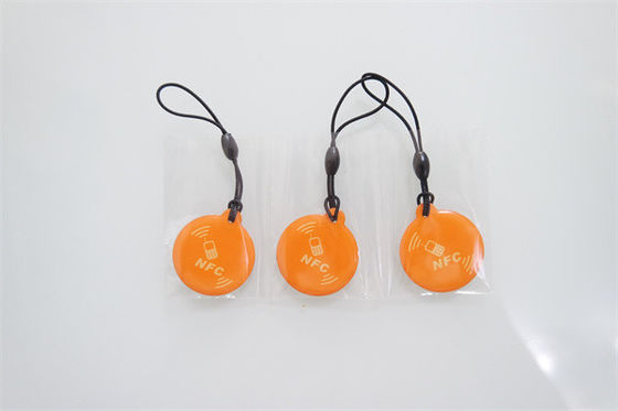 ISO14443A RFID NFC Tags 13.56Mhz NFC Epoxy Tag สำหรับระบบควบคุมการเข้าออก