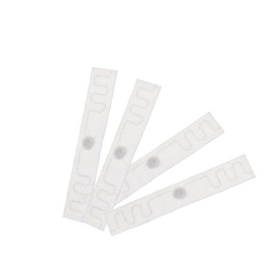 ผ้า RFID Uhf แท็กซักรีด 20 * 86 มม. แท็ก RFID ที่ซักด้วยเครื่องได้