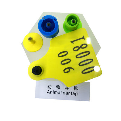 YRA01 RFID Smart Tags หูอิเล็กทรอนิกส์แท็กสัตว์ RFID สำหรับการเพาะพันธุ์สัตว์