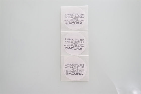 13.56mhz RFID Uhf Sticker เส้นผ่านศูนย์กลาง 26mm เสาอากาศอลูมิเนียมฟอยล์