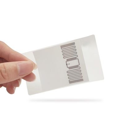 R6 Chip RFID Retail Label 80X45mm สำหรับการจัดการการบริโภค