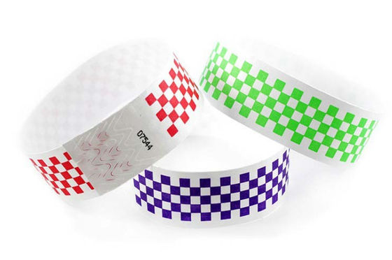 สายรัดข้อมือ Rfid กระดาษกันน้ำ 210*35mm 250*30mm
