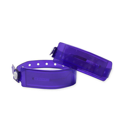 แท็กสายรัดข้อมือ RFID ทางการแพทย์ PVC สำหรับผู้ป่วยที่มีความผิดปกติในการแสดงออก