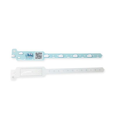 แท็กสายรัดข้อมือ RFID ทางการแพทย์ PVC สำหรับผู้ป่วยที่มีความผิดปกติในการแสดงออก