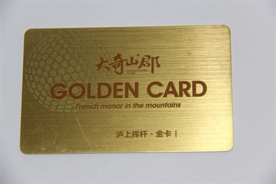 โฮโลแกรมการวาดภาพการ์ดสีทอง TK4100 ชิป EM4100 สำหรับบัตร VIP ระดับไฮเอนด์