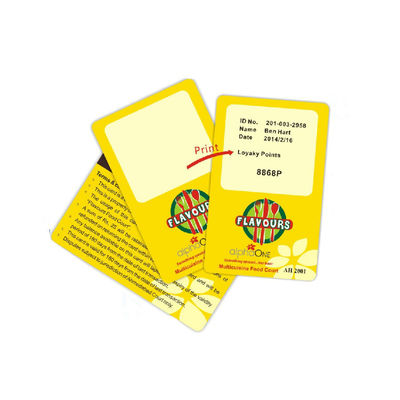 บัตร IC สมาร์ท ISO14443A 58 มม. × 89.6 มม. เขียนซ้ำได้ 100,000 ครั้ง