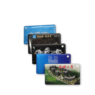 บัตรอีพ็อกซี่ YURI RFID T5577 บัตรควบคุมการเข้าถึงเรซิ่น