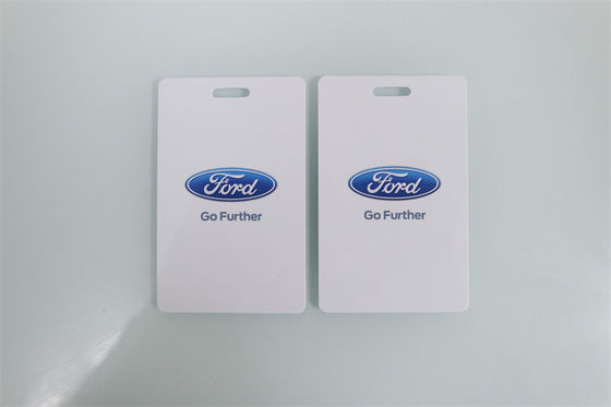 85.5 * 54 * 0.84 มม. M1 บัตร RFID 13.56MHZ วัสดุบรรจุภัณฑ์ PVC