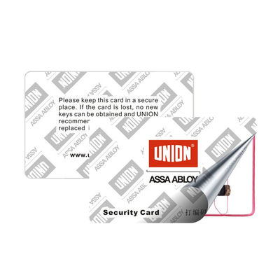 ISO 14443A CR80 บัตรพลาสติก NFC RFID 213 ความถี่ 13.56mhz
