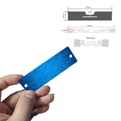 พิมพ์บัตร RFID UHF 130X40mm อ่านระยะไกล 860~960MHz