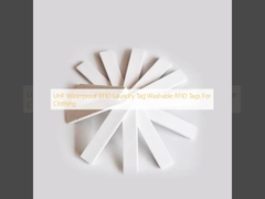 แท็กซักล้าง RFID กันน้ำ UHF แท็ก RFID ล้างทำความสะอาดได้สำหรับเสื้อผ้า